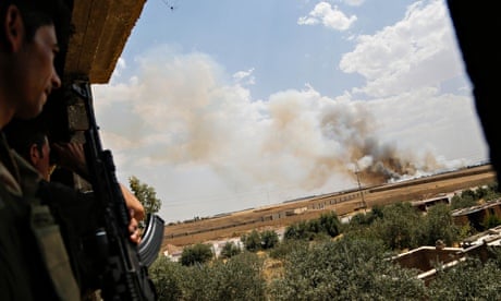 Mortar strike by Islamic State, Mosul, July 2014