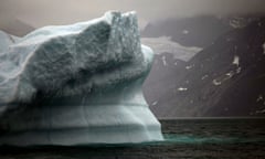 Iceberg in fjord, Greenland