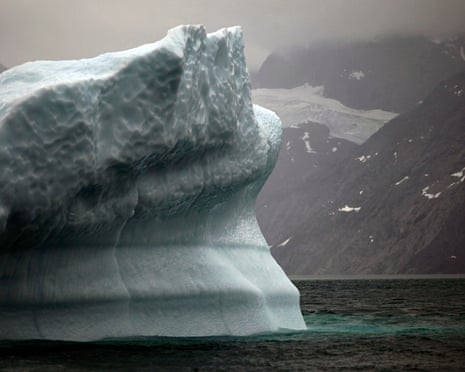 Iceberg in fjord, Greenland