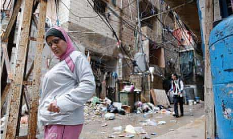 Sabra-Shatila refugee camp in Beirut, which is bracing for an influx of Palestinians fleeing Yarmouk