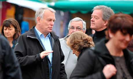 French prime minister and mayor of Nantes Jean-Marc Ayrault, with his wife Brigitte near Nantes. 