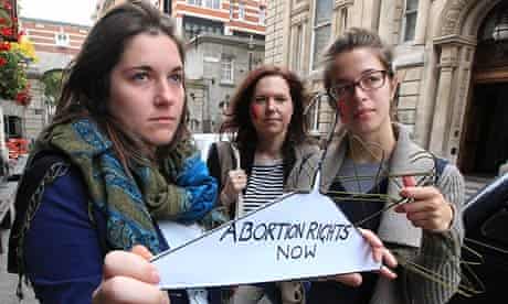 Activists delivered coat-hangers to the Health Department to highlight the threat to abortion rights