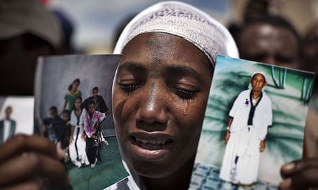 A woman from the Ethiopian community protests calling for relatives to be brought to Israel