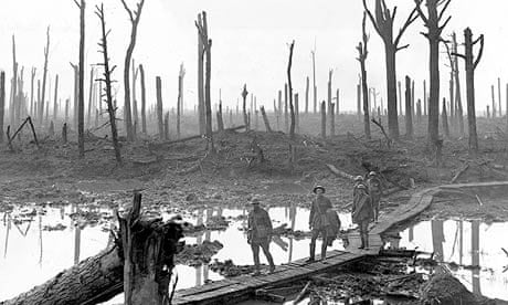 Australian troops after Passchendaele, also known as the third battle of Ypres in 1917