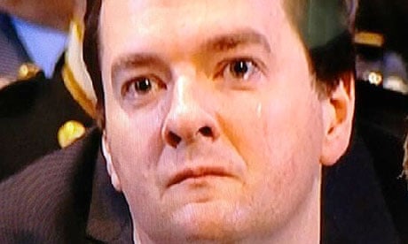 George Osborne S Tears Draw Tory Jeers But Will It Help Chancellor S Image Politics The Guardian