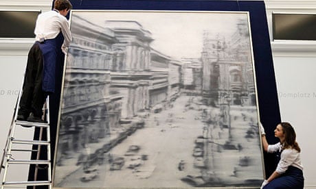 Gerhard Richter's 1968 painting Domplatz, Mailand, 