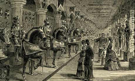 The Line of Kings display at the Tower of London in 1878