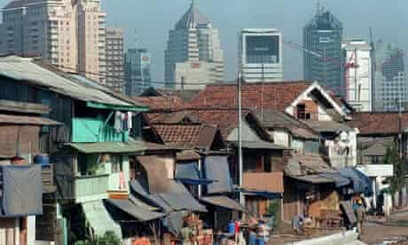 Jakarta offices slums