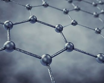Graphene 3D illustration