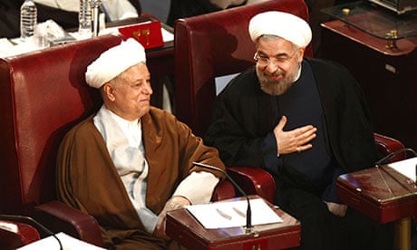 Hassan Rouhani and Akbar Hashemi-Rafsanjani
