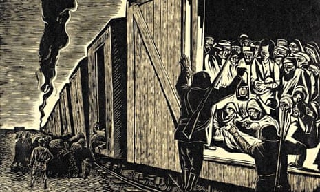 Deportation to Death (Death Train) by Leopoldo Mendez