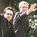 Bono with George Bush