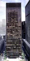 The Seagram Building in New York, designed by Mies van der Rohe