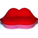 Salvador Dali's "Mae West's lips" sofa