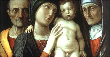 Mantegna, The Holy Family (detail)