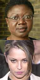 Sophie Amogbokpa (top) who was punched by Cheryl Tweedy