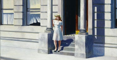 Detail from Summertime by Edward Hopper