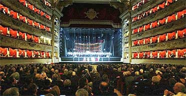 La Scala on opening night
