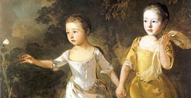 Gainsborough's The Painter's Daughters Chasing a Butterfly