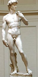 Full frontal of Michelangelo's David