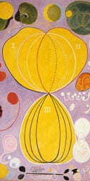 Detail from The Ten Biggest, No 7, Manhood, Group 4, by Hilma of Klint