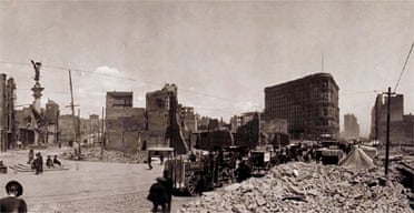 San Francisco following the devastating 1906 earthquake