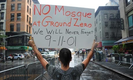 Rally against proposed 'Ground Zero Mosque',  New York, America - 22 Aug 2010