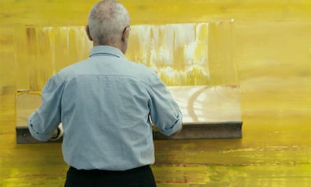 Gerhard Richter at work
