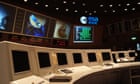 Inside the European Space Agency's control room (ESOC) in Darmstadt, Germany