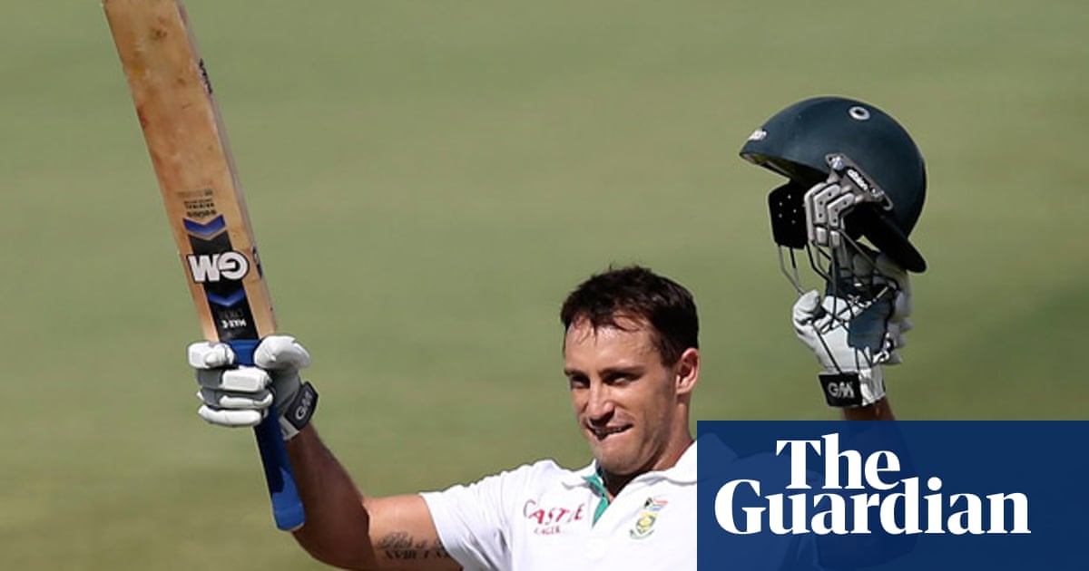Faf Du Plessis S Brilliant Century On Debut Earns South Africa A Draw Australia Cricket Team The Guardian