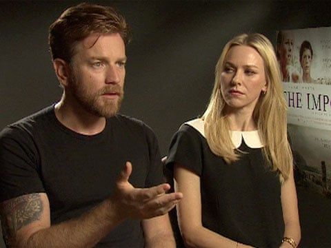 The Impossible Stars Ewan Mcgregor And Naomi Watts Video