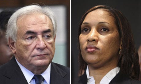 Dominique Strauss-Kahn and his accuser in a sexual assault case, Nafissatou Diallo