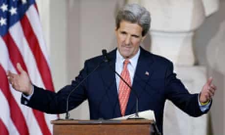 John Kerry concedes to George Bush in 2004