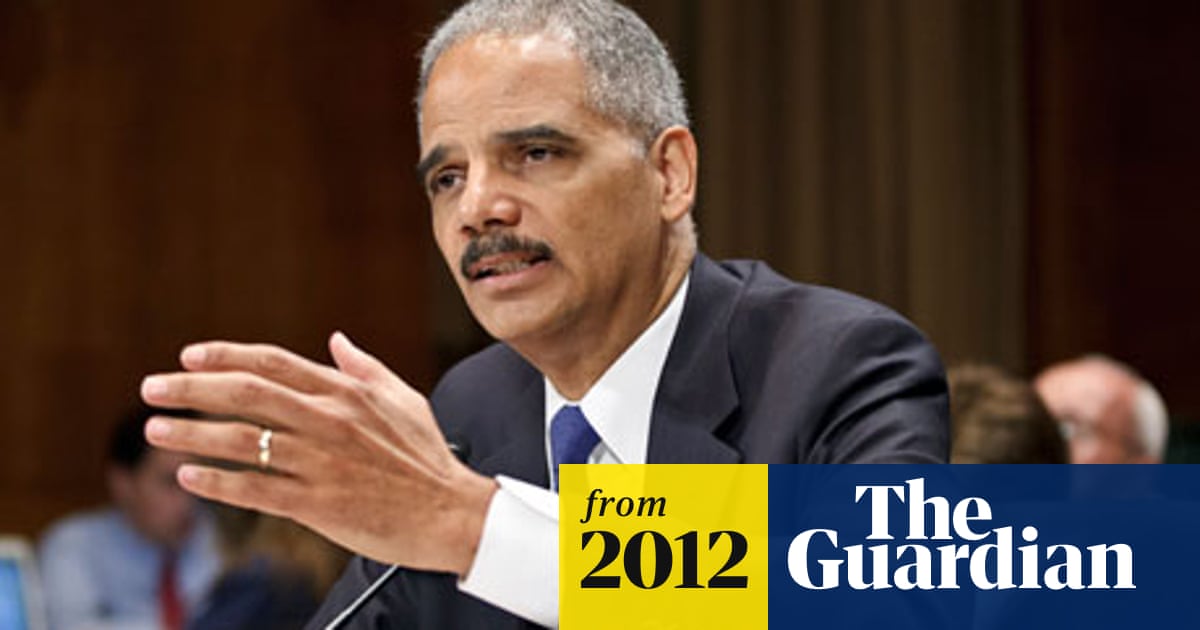 Eric Holder Held In Contempt Of Congress After Historic Vote Eric Holder The Guardian