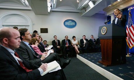 Barack Obama, White House press corps