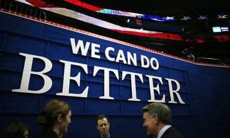 A sign at the Republican national convention in Tampa