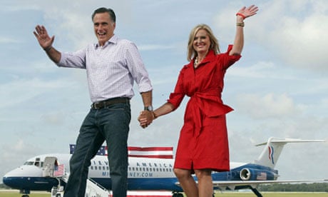 Mitt Romney and Ann in Lakeland, Florida