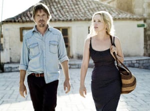 Ethan Hawke and Julie Delpy in Before Midnight