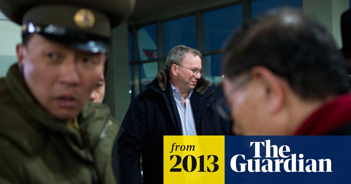 eric schmidt in north korea google