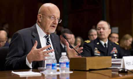 James Clapper, left, and Keith Alexander of the NSA