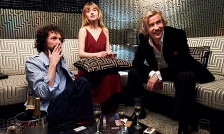 Chris Addison, Imogen Poots and Steve Coogan in The Look of Love