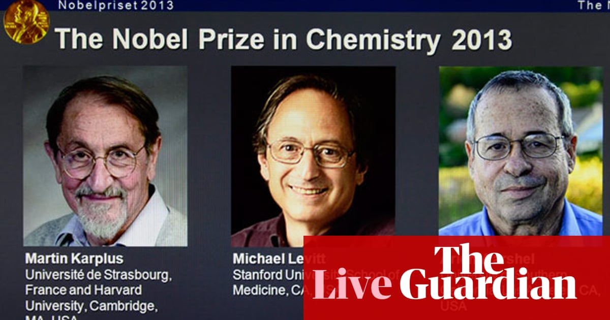 Nobel Prize in Chemistry announcement live blog Science The Guardian
