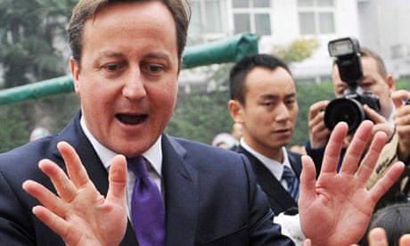 David Cameron in China
