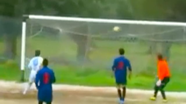 Woodwork Hit Four Times In A Single Shot During Greek Football Match Video Football The Guardian Woodwork Hit Four Times In A Single Shot During Greek Football Match Video Football The Guardian