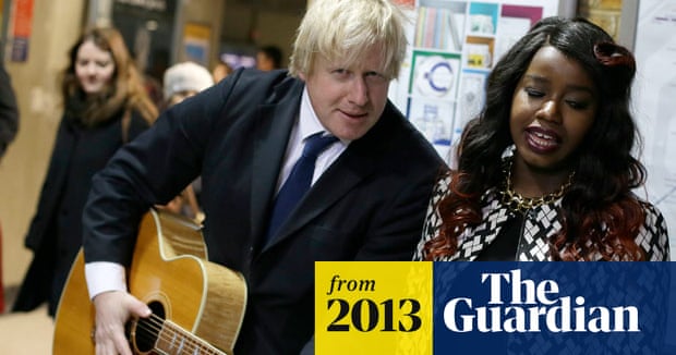 Boris Johnson Busks It Again This Time In A Tube Station With Misha B Video Politics The Guardian