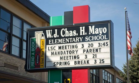 WJ Chas Mayo elementary school in Chicago, Illinois