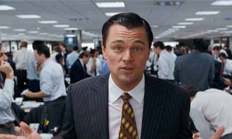 Leonardo Dicaprio in The Wolf Of Wall Street