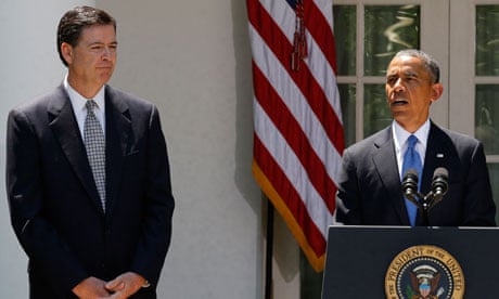 James Comey remained at Justice Department as monitoring went on | NSA | The Guardian