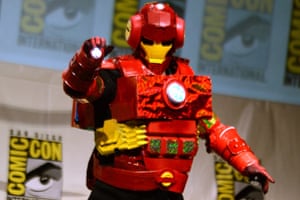 Dan Harmon, creator of Community, in costume as Iron Man at Comic-Con 2013