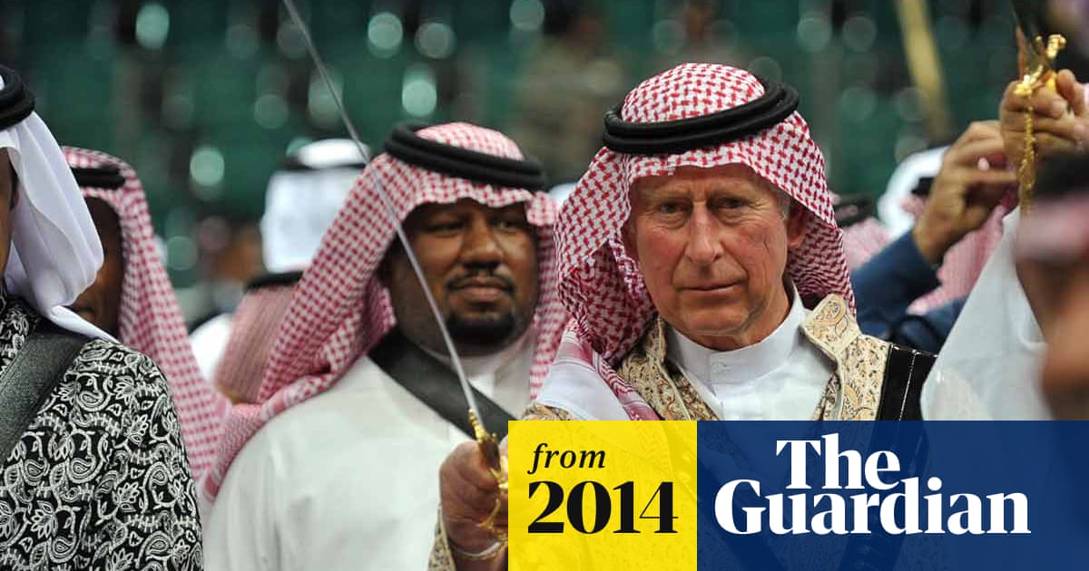 Prince Charles performs sword dance in Saudi Arabia